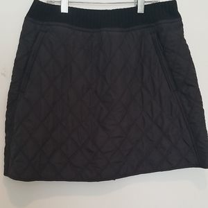 Mini skirt winter puffer (s) black